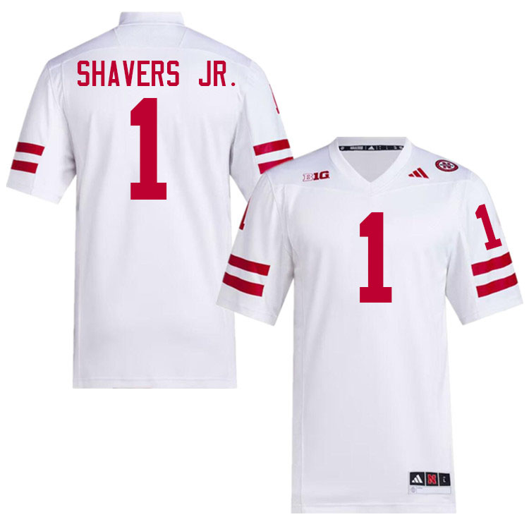 Nebraska Cornhuskers #1 Vincent Shavers Jr. College Football Jerseys Stitched-White